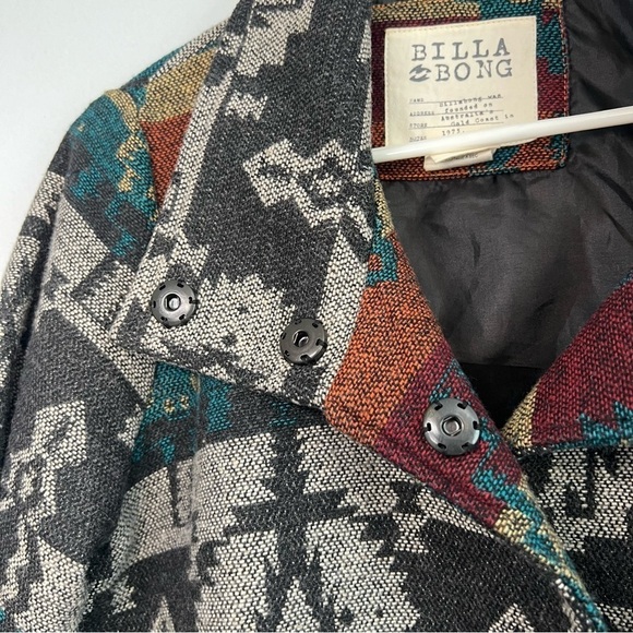 Billabong Multicolor Patterned Blazer - Picture 8 of 12